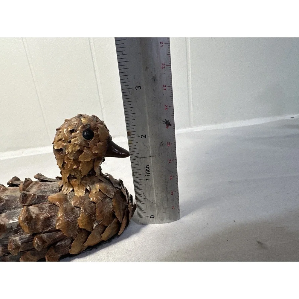 VINTAGE Pine Cone MINI DUCK DECOY MADE FROM‎ PINE CONES